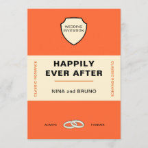 BOK TÄCKER NÅGONSIN EFTER WEDING INVITATION