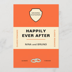 BOK TÄCKER NÅGONSIN EFTER WEDING INVITATION INBJUDNINGAR