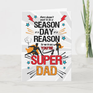 Bok-tema för Fars dag vid Tecknaden toppen i Pappa Kort