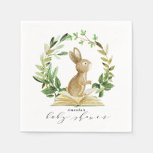 Bok ThBästa babyduschen Napkins Vår Shower