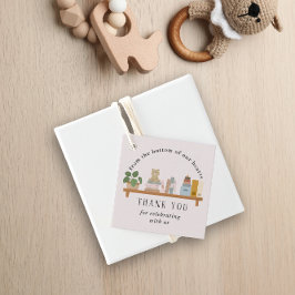 Bok Them Shelf Baby Shower Girl Gåvor Etiketter