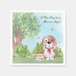 Bok Theme Baby Shower Pappersservett