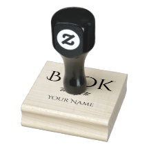 Bok Tillhör till Anpassningsbar Rubber Frimärke