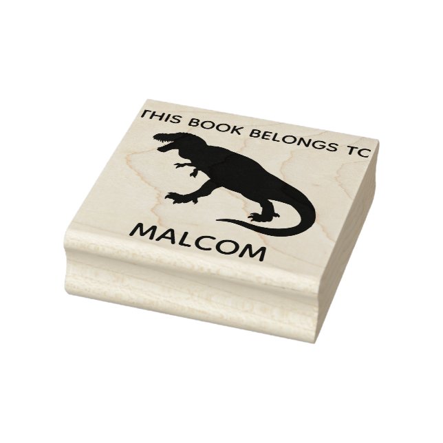 Bok-Tillhöret till Anpassningsbarna T-Rex Dinosaur Stämpel (Stämpel)