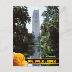 Bok Torn Gardens och Singing Torn, Florida Vykort