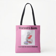 Bok Tote med/eget namn