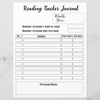 Bok Tracker Planner Reading Journal Neutralt