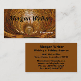 Bok-tunneln Freelance Writer Author, ZSSG Visitkort