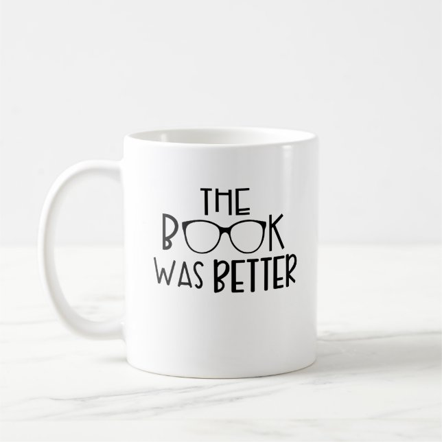 Bok var bättre, Bok Älskare, den berömda bibliotek Kaffemugg (Vänster)