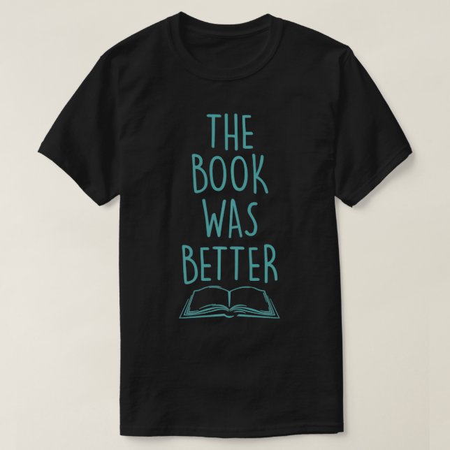 Bok var bättre på att läsa Trendiget Literac. T Shirt (Design framsida)