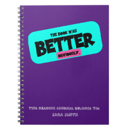 Bok var (uppenbarligen) bättre på att läsa Journal Anteckningsbok