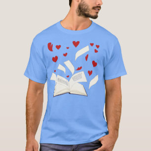 Bok vid läsning av Älskare Bibliotek Bok, Nerd Lib T Shirt