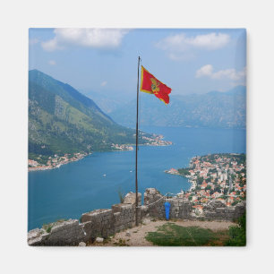 Boka Kotorska i Montenegro kvadrerar magneten Magnet
