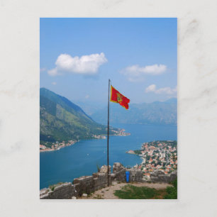 Boka Kotorska i Montenegro Postcard Vykort