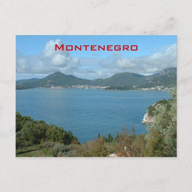 Boka Kotorska Vykort (Framsida)