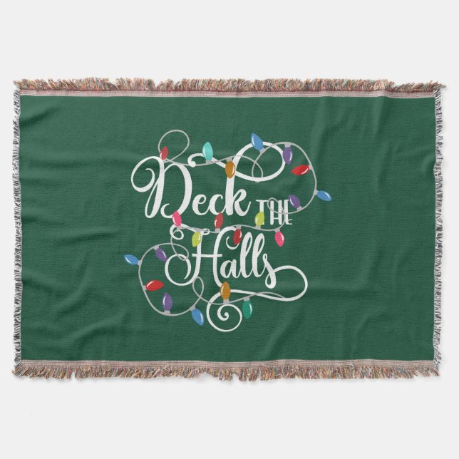 Boka på salarna helgdag ljus jul filt (Framsidan)