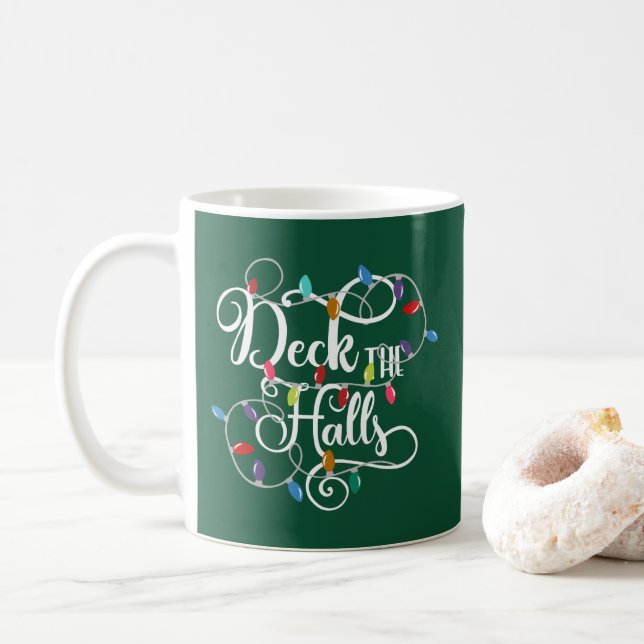 Boka på salarna helgdag ljus jul kaffemugg (Med munk)
