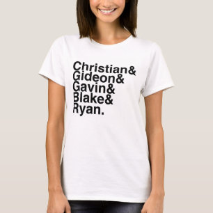 Boka Pojkvänkristen, Gideon, Gavin, Blake… T-shirt
