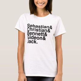 Boka Pojkvännen Sebastian, kristen, Bennett… T Shirt