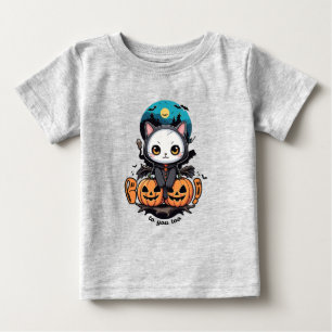 Boka till dig också Cute Cat Fladdermus Vingar o T Shirt