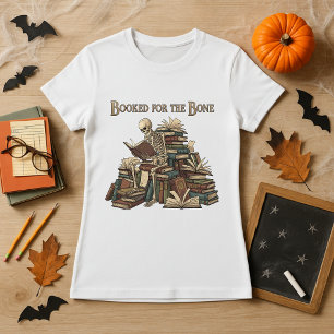 Bokad för Bone Teacher Halloween Skeleton T Shirt