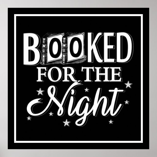Bokad för natten poster (Framsidan)