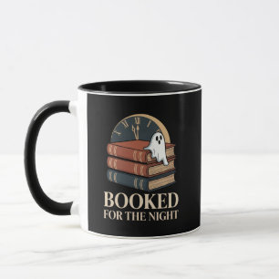 Bokad för Night Whimsical Bok Mugg