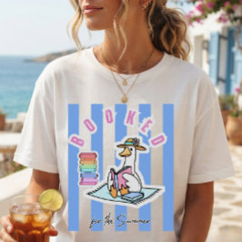 Bokad för sommarandens bokälskare t shirt