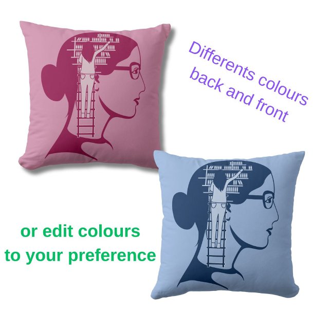 bokade gåva från bok bibliotek kudde (Skapare uppladdad)