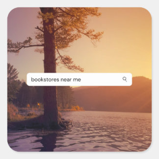 Bokaffärer nära mig vid Sjö Fyrkantigt Klistermärke