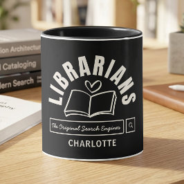 Bokälskare Bibliotekarie Roligt Gåva Mugg