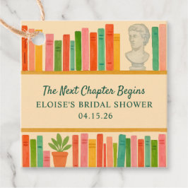 Bokälskare Bröllopsfest | Chic rolig "Ny Kapitel" Gåvor Etiketter