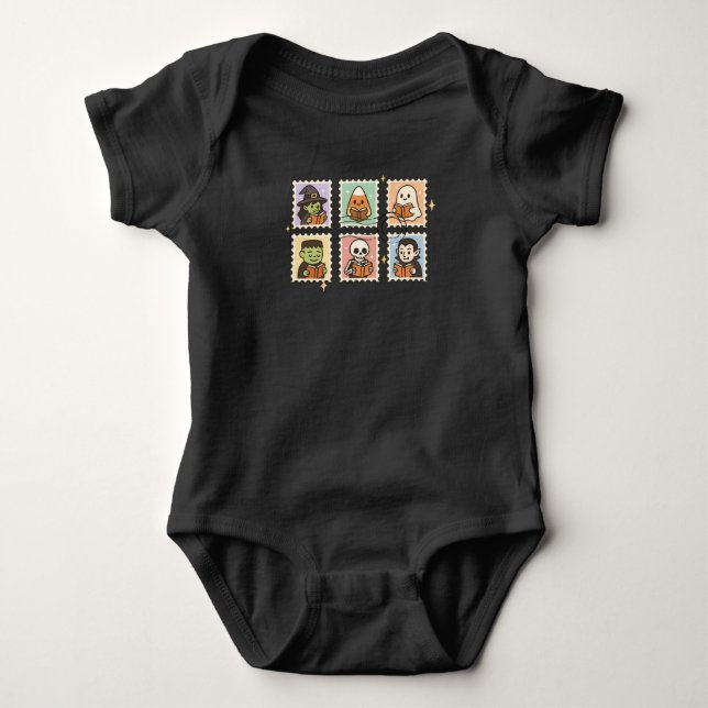 Bokälskare Halloween T Shirt (Framsida)