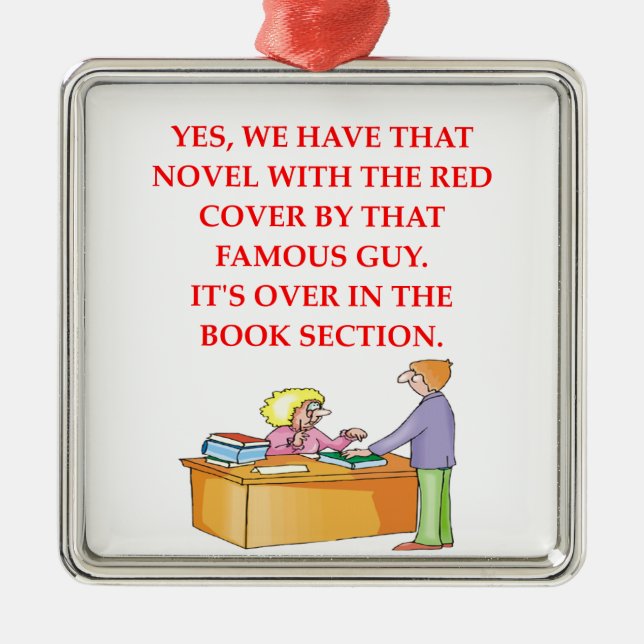 bokälskare julgransprydnad metall (Framsidan)