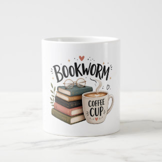 Bokälskare Koffeälskare Mugg Jumbo Mugg
