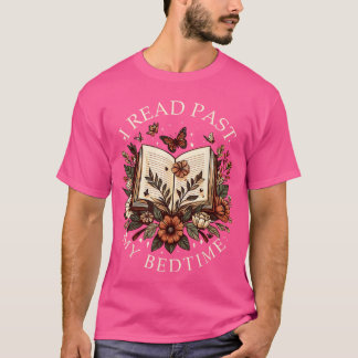 Bokälskare Läsning Boklig Blomma Jag Läser Förbi M T Shirt