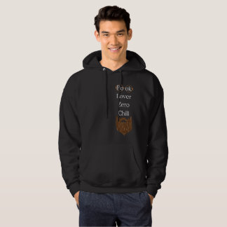 Bokälskare Noll Chilla Roligt Läsande Citat Hoodie