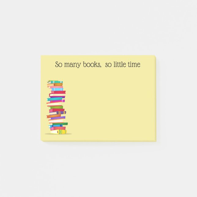 Bokälskare Post-It-lappar Post-it Block (Framsida)