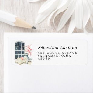 Bokälskare Returadressetikett Returadress Etikett