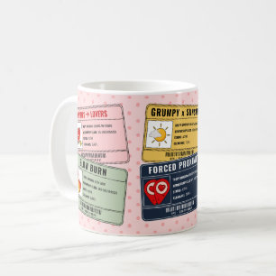 Bokälskare Roliga Läsarordspråk Rosa Kaffemugg