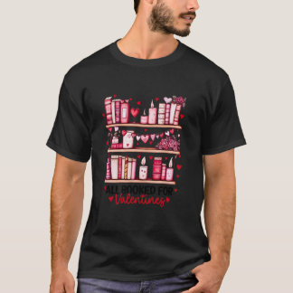 Bokälskare som läser bokig valentin valeböcker t shirt