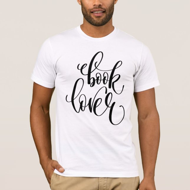 Bokälskare T Shirt (Framsida)
