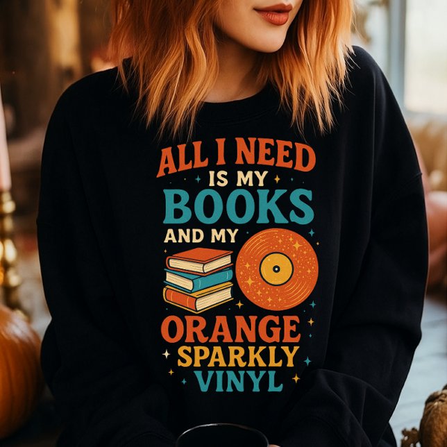 Bokälskare Tröja, allt jag behöver är mina böcker T Shirt (Skapare uppladdad)