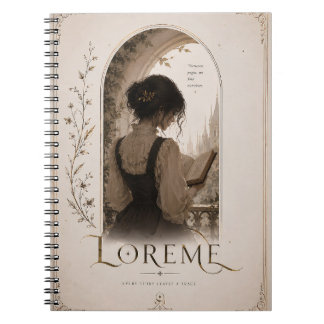 Bokälskare Vintage Journal/Notebook Anteckningsbok
