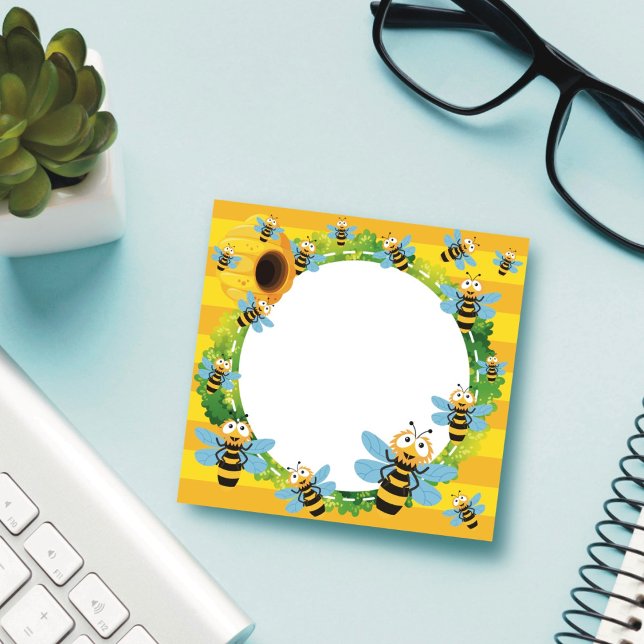 Bokanteckningar för bihonung post-it block (Skapare uppladdad)