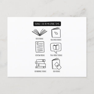 Bokar älskare vykort