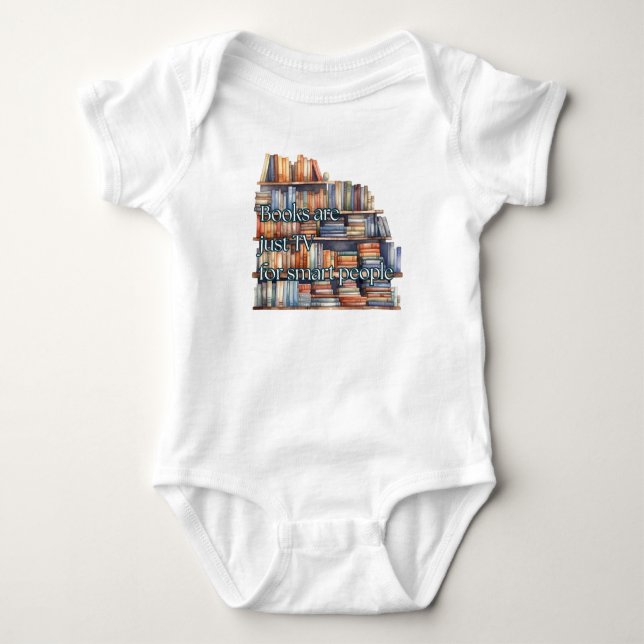 Bokar är bara TV för smarta användare T Shirt (Framsida)