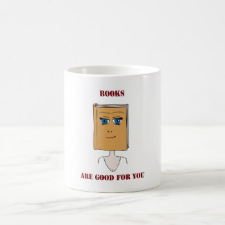 Bokar är bra för dig kaffemugg