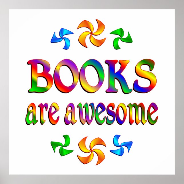 Bokar är Fantastisk Poster (Framsidan)