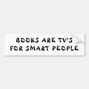 Bokar är för Smart People Fortune Cookie Bildekal